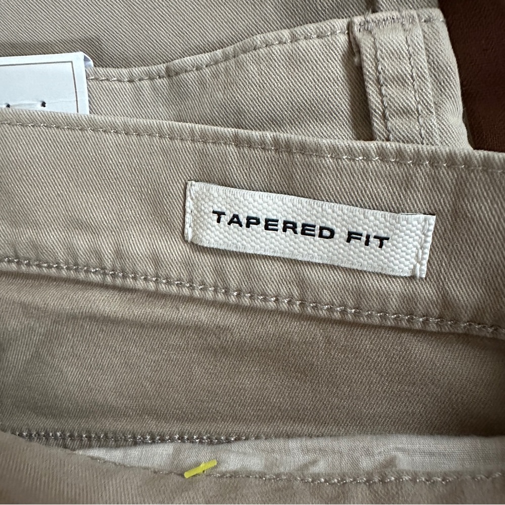 Men’s Huckberry Flint and Tinder Khaki Pants Tapered Fit 36 x 32 NWT - Picture 7 of 9